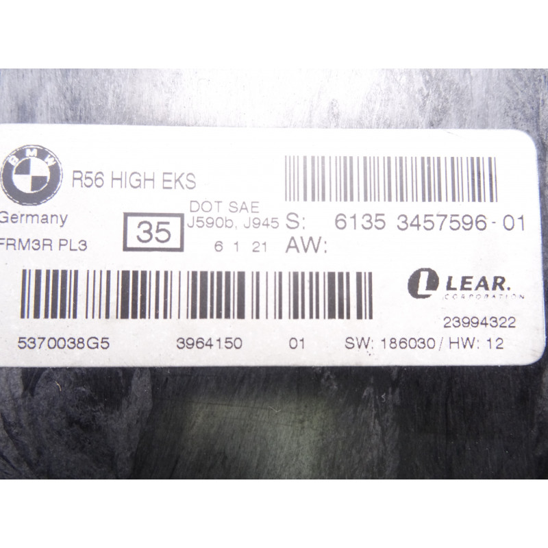 3457596 MODULO ELECTRONICO MINI MINI (R56) Cooper 2010 3457596 211292 MINI - 2