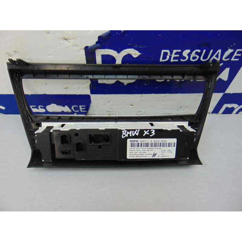 3420905 MANDO CALEFACCION / AIRE ACONDICIONADO BMW SERIE X3 (E83) * 2007 3420905 183377 BMW - 3