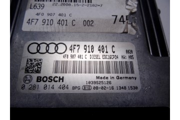 4F7910401C  CENTRALITA MOTOR UCE AUDI A6 ALLROAD QUATTRO (4FH) 2.7 TDI  Quattro 2008 4F7910401C 210361 AUDI - 2