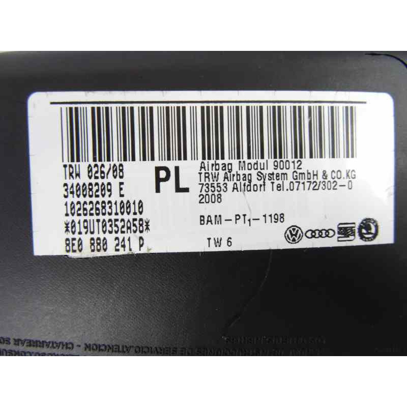 8E0880241P AIRBAG LATERAL IZQUIERDO AUDI A4 AVANT (8E)