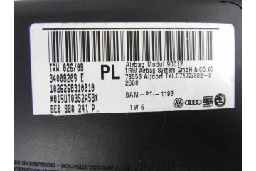 8E0880241P AIRBAG LATERAL IZQUIERDO AUDI A4 AVANT (8E) 2.0 TDI (DPF) (125kW) 2008 8E0880241P 160254 AUDI - 2