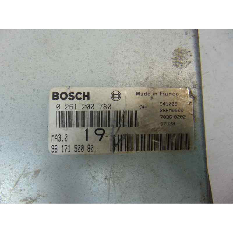 9617150080  CENTRALITA MOTOR UCE PEUGEOT 106 (S1)(08.1991) Cocktail 9617150080 186335 PEUGEOT - 2