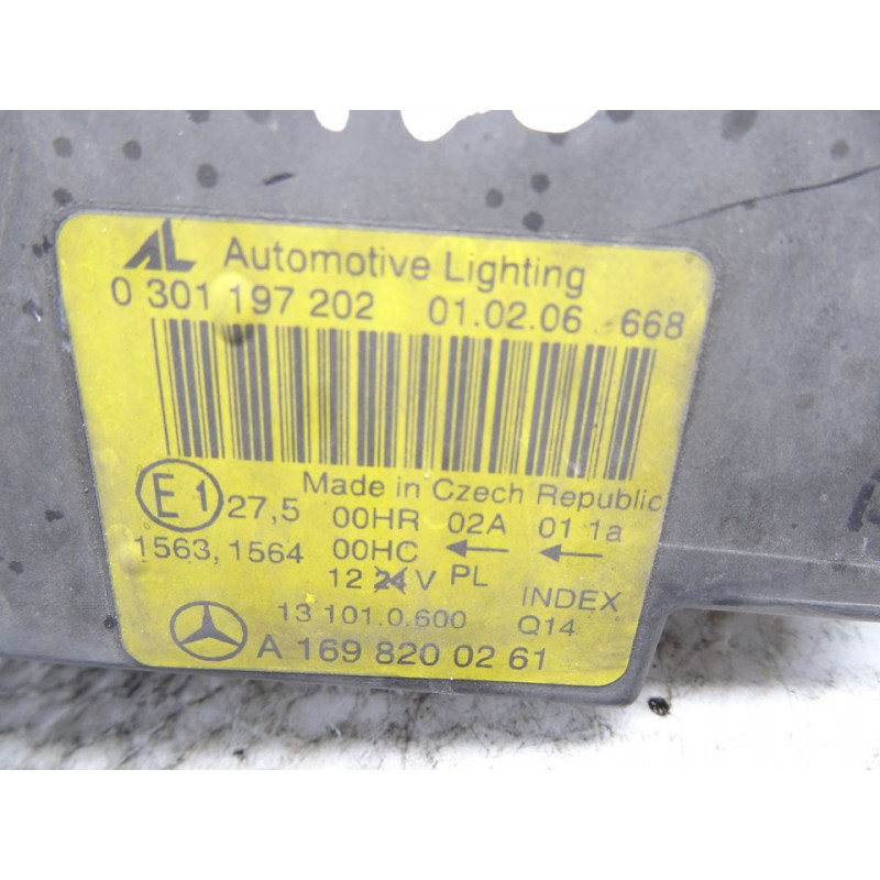 A1698200261 FARO DERECHO MERCEDES-BENZ CLASE A (BM 169)