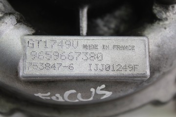 9659667380 TURBOCOMPRESOR FORD FOCUS BERLINA (CAP) Trend 2005 9659667380 213457 FORD - 7