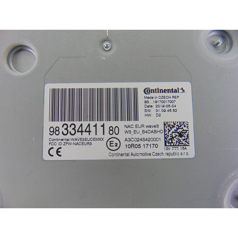 9833441180 SISTEMA NAVEGACION GPS DS 3 CROSSBACK