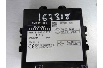 89990-02010 CENTRALITA START / STOP TOYOTA AURIS (E15) Active 2007 89990-02010 167318 TOYOTA - 1