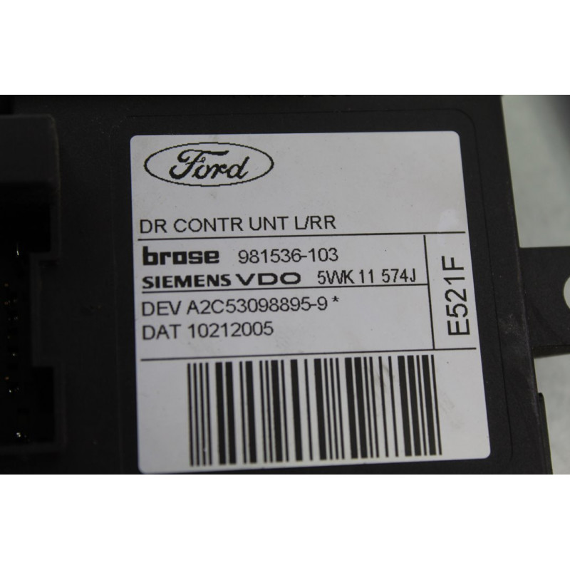  ELEVALUNAS TRASERO IZQUIERDO FORD FOCUS BERLINA (CAP) Trend 2005 213432 FORD - 2