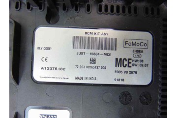 JU5T-15604-MCE  CAJA RELES / FUSIBLES FORD KA+ (CDU) Ultimate 2019 JU5T-15604-MCE 178096 FORD - 2