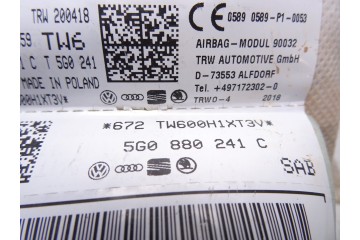 5G0880241C  AIRBAG LATERAL IZQUIERDO VOLKSWAGEN GOLF VII BERLINA (BQ1/BE2) Advance 2018 5G0880241C 213527 VOLKSWAGEN - 2