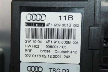 4E1959801B  ELEVALUNAS DELANTERO IZQUIERDO AUDI A8 (4E) 3.0 TDI Quattro 2005 4E1959801B 211564 AUDI - 4