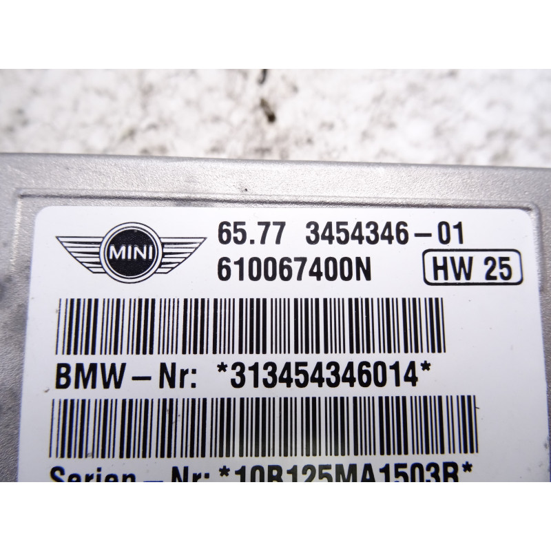 3454346 CENTRALITA AIRBAG MINI MINI (R56)