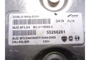 55266281 CENTRALITA MOTOR UCE FIAT II DOBLÒ (263) CARGO Furgón Basis Maxi 2016 55266281 212878 FIAT - 1