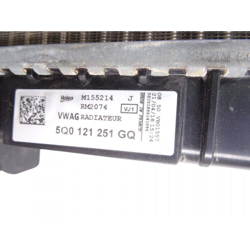5Q0121251GQ RADIADOR AGUA VOLKSWAGEN GOLF VII BERLINA (BQ1/BE2) Advance 2018 5Q0121251GQ 213600 VOLKSWAGEN - 3