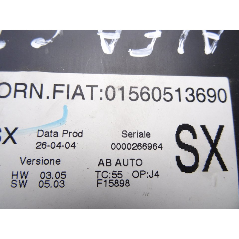 01560513690 MANDO CLIMATIZADOR ALFA ROMEO GT (125) 2.0 JTS 16V Progression 2004 01560513690 212357 ALFA ROMEO - 2