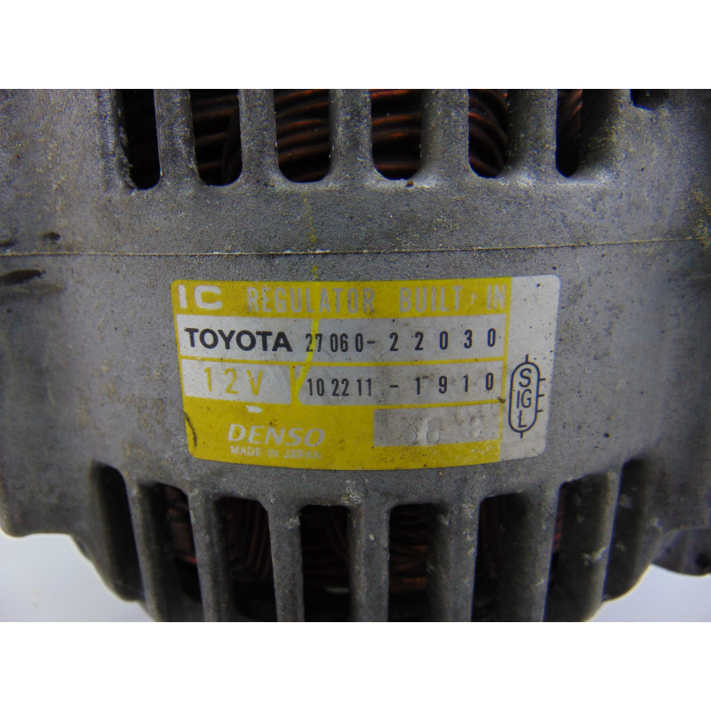 27060-22030 ALTERNADOR TOYOTA CELICA (T23)