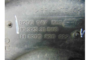 8200947663 FILTRO AIRE RENAULT SCENIC III (JZ) Dynamique 2011 8200947663 180246 RENAULT - 2