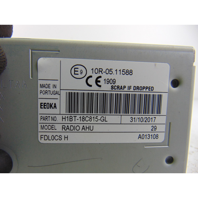 H1BT-18C815-GL SISTEMA NAVEGACION GPS FORD FIESTA (CE1) Cool&Connect 2017 H1BT-18C815-GL 184972 FORD - 4