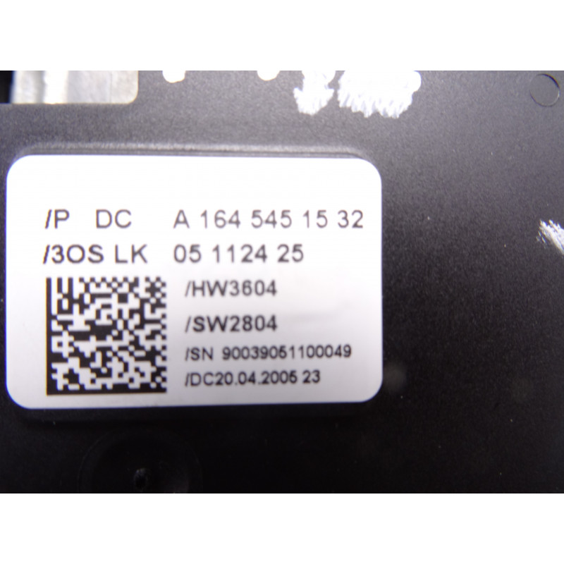 A1645451532 PALANCA CAMBIO MERCEDES-BENZ CLASE ML (BM 164) 320 / 350 CDI (164.122) 2005 A1645451532 208640 MERCEDES-BENZ - 2