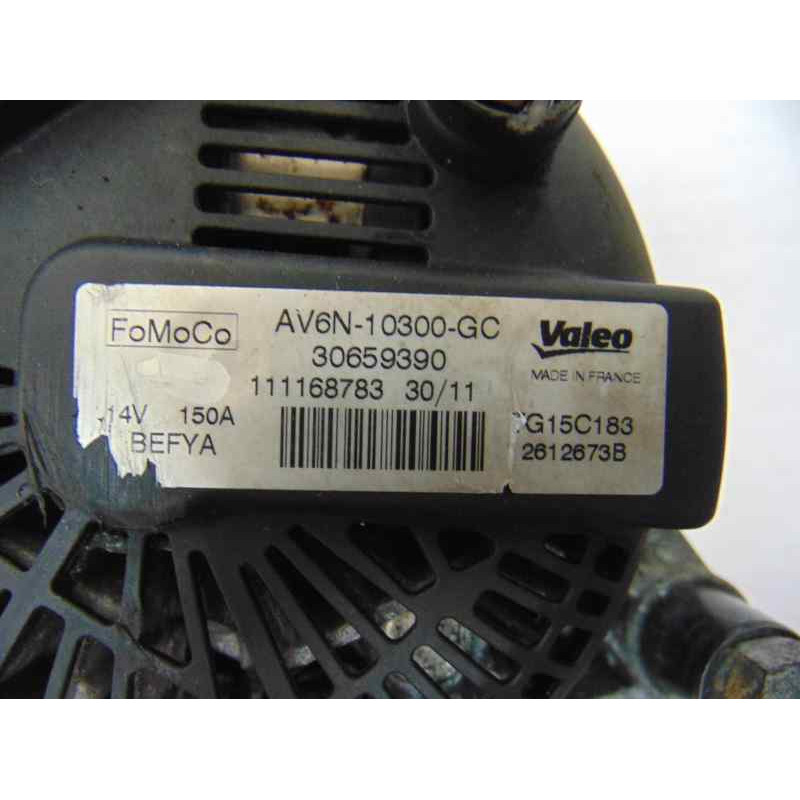 AV6N-10300-GC  ALTERNADOR MAZDA 3 BERLINA (BL) Active 2012 AV6N-10300-GC 182719 MAZDA - 1