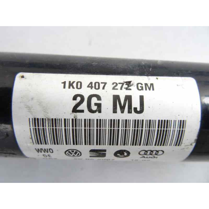 1K0407272GM TRANSMISION DELANTERA DERECHA AUDI A3 SPORTBACK (8PA) 1.9 TDI Ambiente 2007 1K0407272GM 160196 AUDI - 1