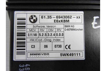 6943062 MODULO CONFORT BMW SERIE 5 BERLINA (E60) 520i 2003 6943062 163438 BMW - 2