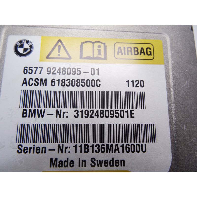 9248095 CENTRALITA AIRBAG BMW SERIE 7 (F01/F02)