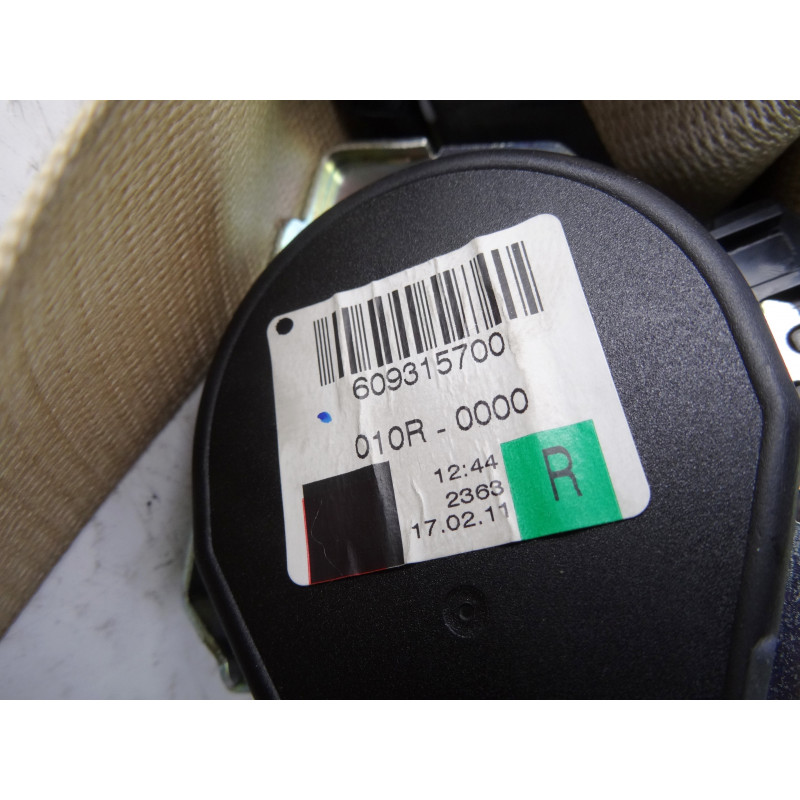 609315700  CINTURON SEGURIDAD DELANTERO DERECHO BMW SERIE 7 (F01/F02) 740d xDrive 2011 609315700 210634 BMW - 1