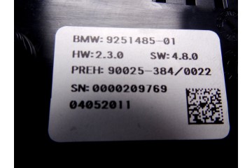 9251485 MANDO CLIMATIZADOR BMW SERIE 7 (F01/F02) 740d xDrive 2011 9251485 210593 BMW - 2