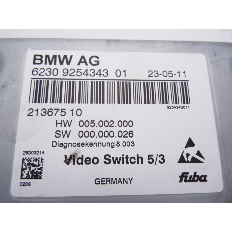 9254343 MODULO ELECTRONICO BMW SERIE 7 (F01/F02)