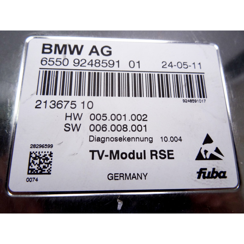 9248591 MODULO ELECTRONICO BMW SERIE 7 (F01/F02)