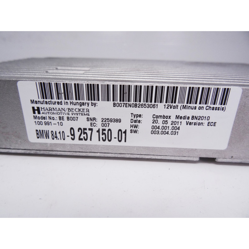 9257150 MODULO ELECTRONICO BMW SERIE 7 (F01/F02)
