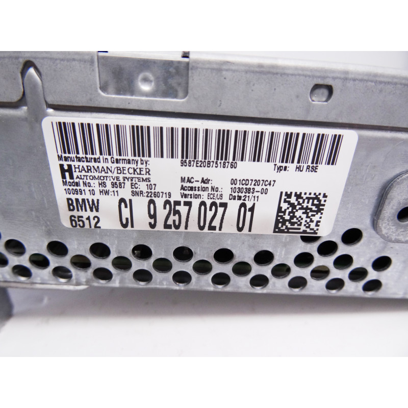9257027 MODULO ELECTRONICO BMW SERIE 7 (F01/F02)
