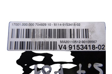 9153418 MODULO ELECTRONICO BMW SERIE 7 (F01/F02) 740d xDrive 2011 9153418 210706 BMW - 1