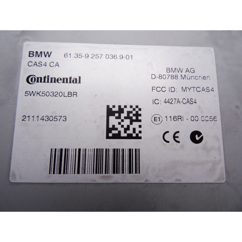 9257036 MODULO ELECTRONICO BMW SERIE 7 (F01/F02)