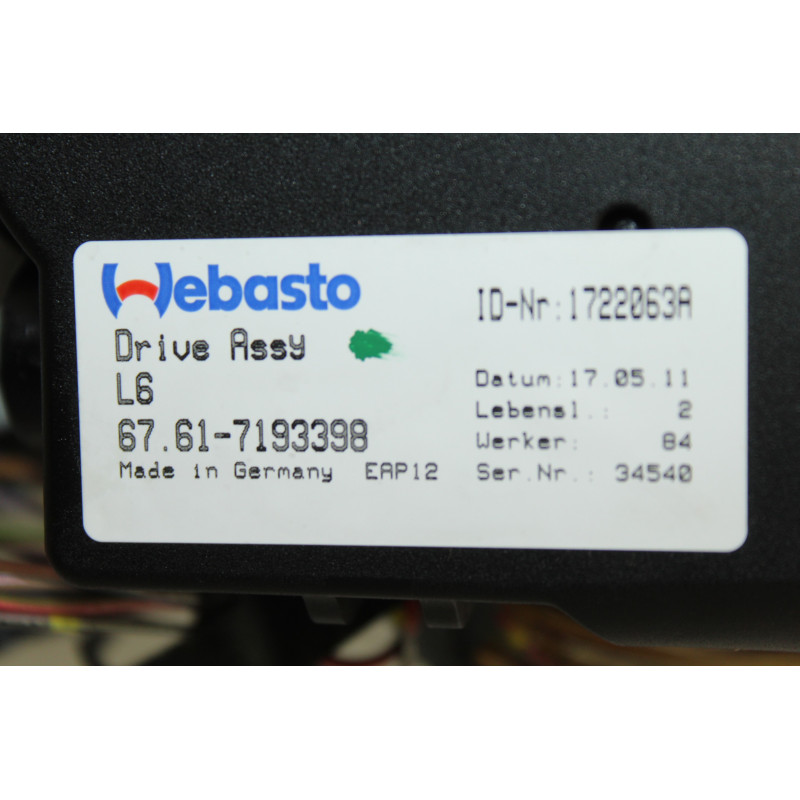 7204950 TECHO ELECTRICO BMW SERIE 7 (F01/F02)