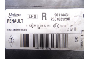 260103529R FARO DERECHO DACIA SANDERO II Basis 2018 260103529R 212977 DACIA - 1