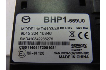 BHP1-669U0 MODULO ELECTRONICO MAZDA 3 BERLINA / SEDÁN (BM/BN) Luxury 2014 BHP1-669U0 201006 MAZDA - 3