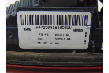 7259916 PILOTO TRASERO DERECHO INTERIOR BMW SERIE 3 BERLINA (F30) 328i 2012 7259916 194333 BMW - 2