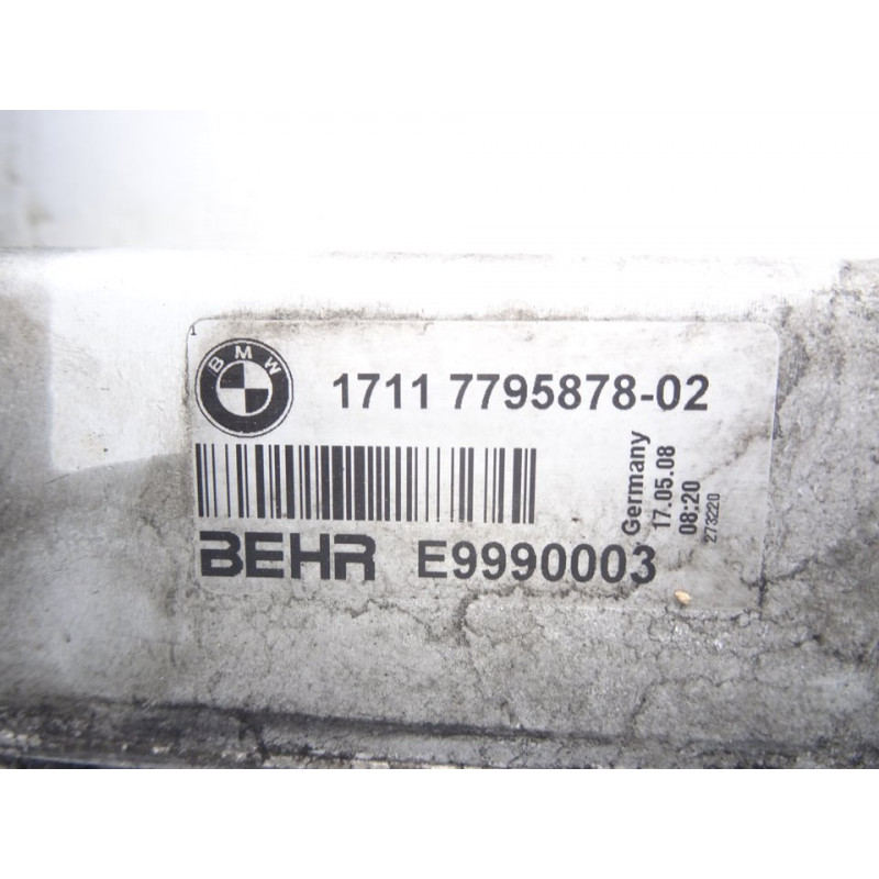 7795878 RADIADOR AGUA BMW SERIE 6 COUPE (E63)