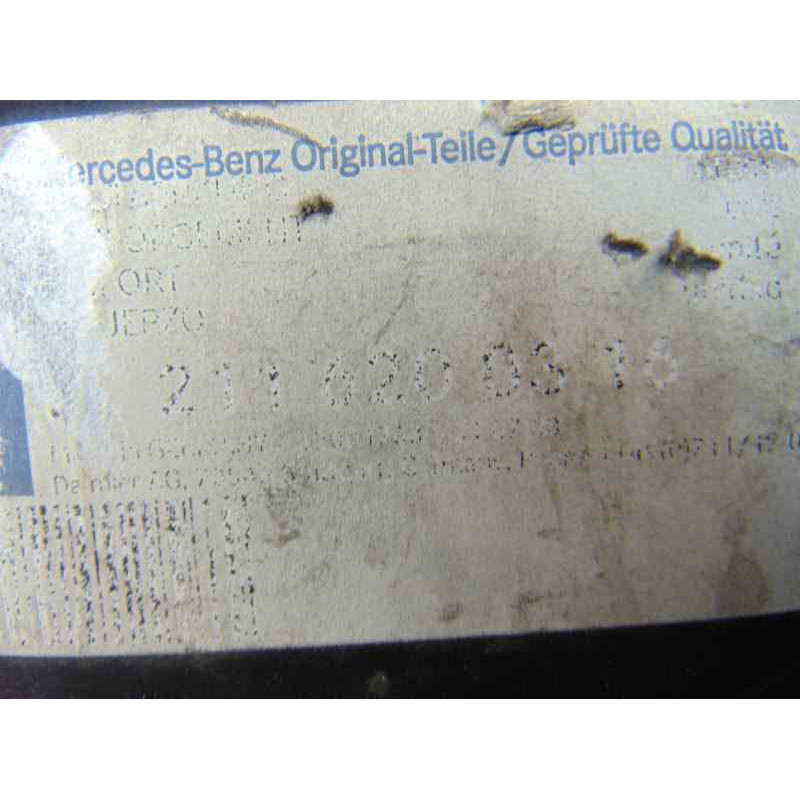 A0028202726 SOPORTE FARO IZQUIERDO MERCEDES-BENZ CLASE E (BM 211) BERLINA