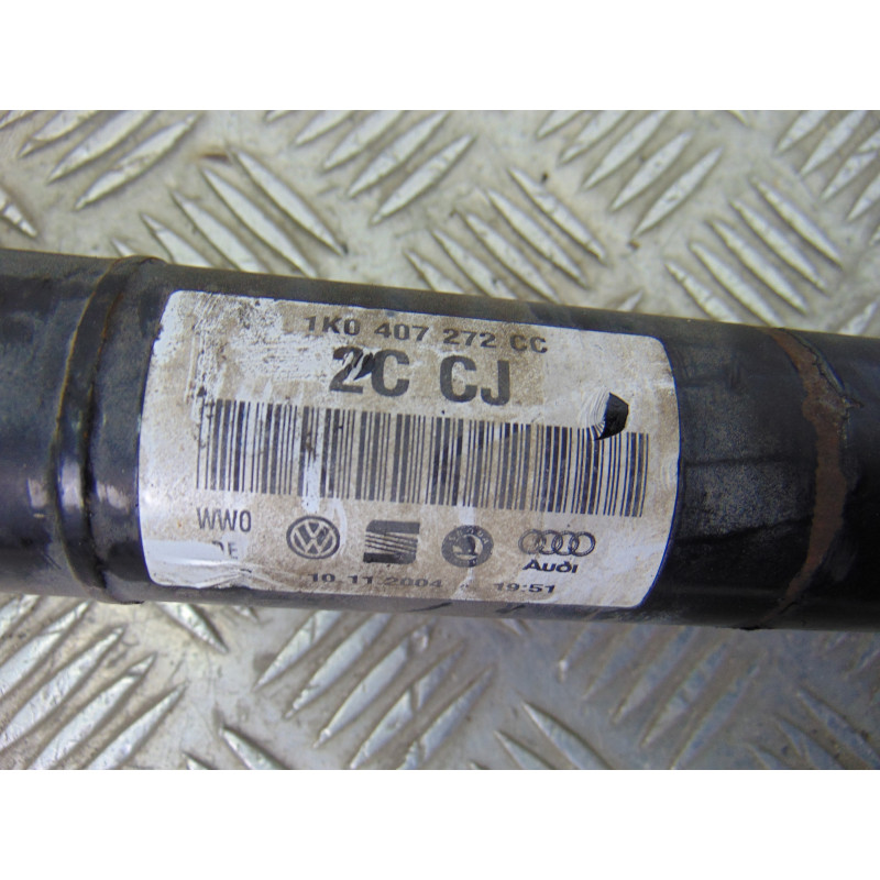 1K0407272CC TRANSMISION DELANTERA DERECHA VOLKSWAGEN GOLF V (1K1)(10.2003)