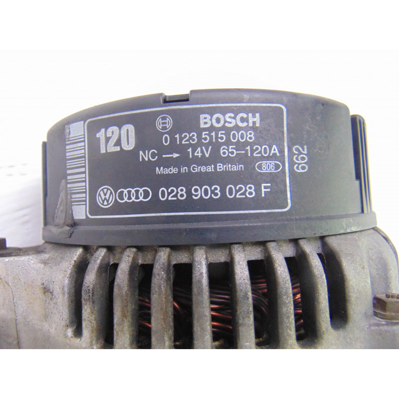 028903028F  ALTERNADOR AUDI A4 BERLINA (B5) 1.9 TDI 1997 028903028F 206730 AUDI - 2