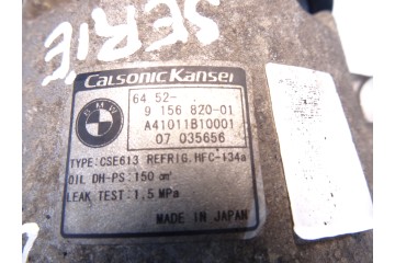 9156820 COMPRESOR AIRE ACONDICIONADO BMW SERIE 1 BERLINA (E81/E87) 116i 2007 9156820 207805 BMW - 3