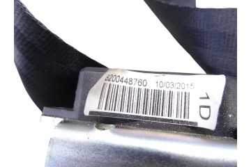 8200448760 CINTURON SEGURIDAD DELANTERO DERECHO RENAULT KANGOO II (F/KW0) Profesional 2015 8200448760 213582 RENAULT - 1