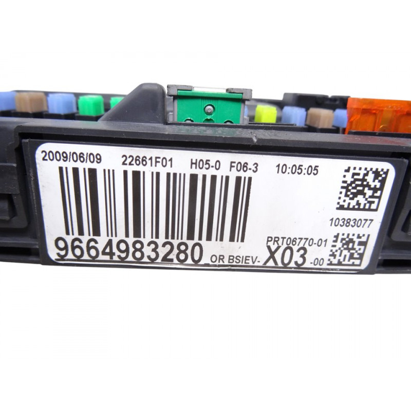 9664983280  CAJA RELES / FUSIBLES CITROEN C3 1.1 Furio 2009 9664983280 213836 CITROEN - 1