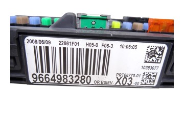 9664983280  CAJA RELES / FUSIBLES CITROEN C3 1.1 Furio 2009 9664983280 213836 CITROEN - 1