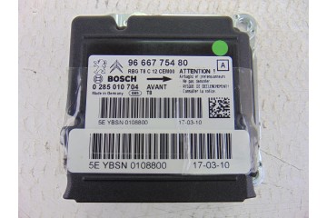 9666775480  CENTRALITA AIRBAG PEUGEOT 3008 Confort 2009 9666775480 202421 PEUGEOT - 1