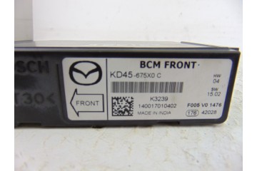 KD45-675XOC MODULO ELECTRONICO MAZDA 3 BERLINA / SEDÁN (BM/BN) Luxury 2014 KD45-675XOC 201008 MAZDA - 1