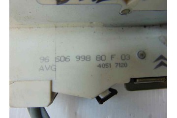 9660699880  CERRADURA PUERTA DELANTERA IZQUIERDA CITROEN C4 BERLINA Collection 2006 9660699880 187778 CITROEN - 4