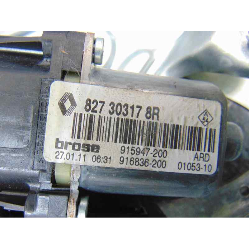 827303178R   ELEVALUNAS TRASERO DERECHO RENAULT SCENIC III (JZ) Dynamique 2011 827303178R 180264 RENAULT - 2